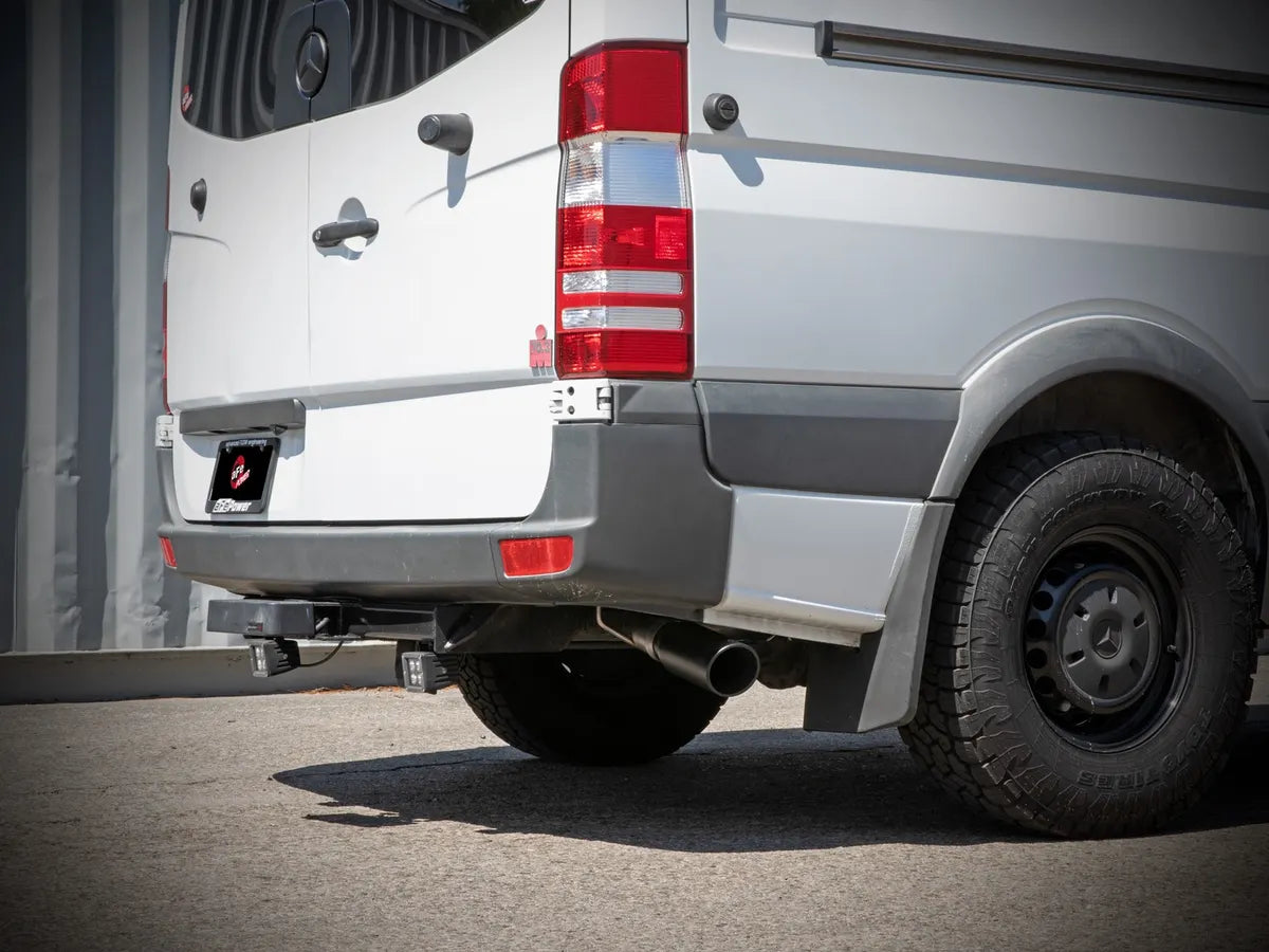 aFe Vulcan Series 3in 304SS DPF-Back Exhaust w/ Black Tip 14-18 Mercedes-Benz Sprinter 2500