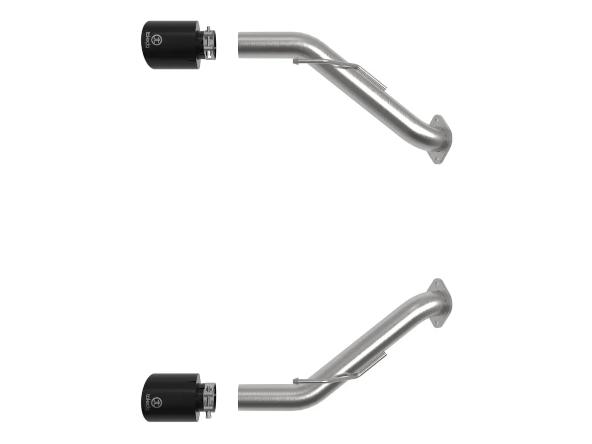 aFe Nissan Z 23-23 V6-3.0L Takeda 2-1/2in 304 SS Axle-Back Exhaust System w/ Black Tips