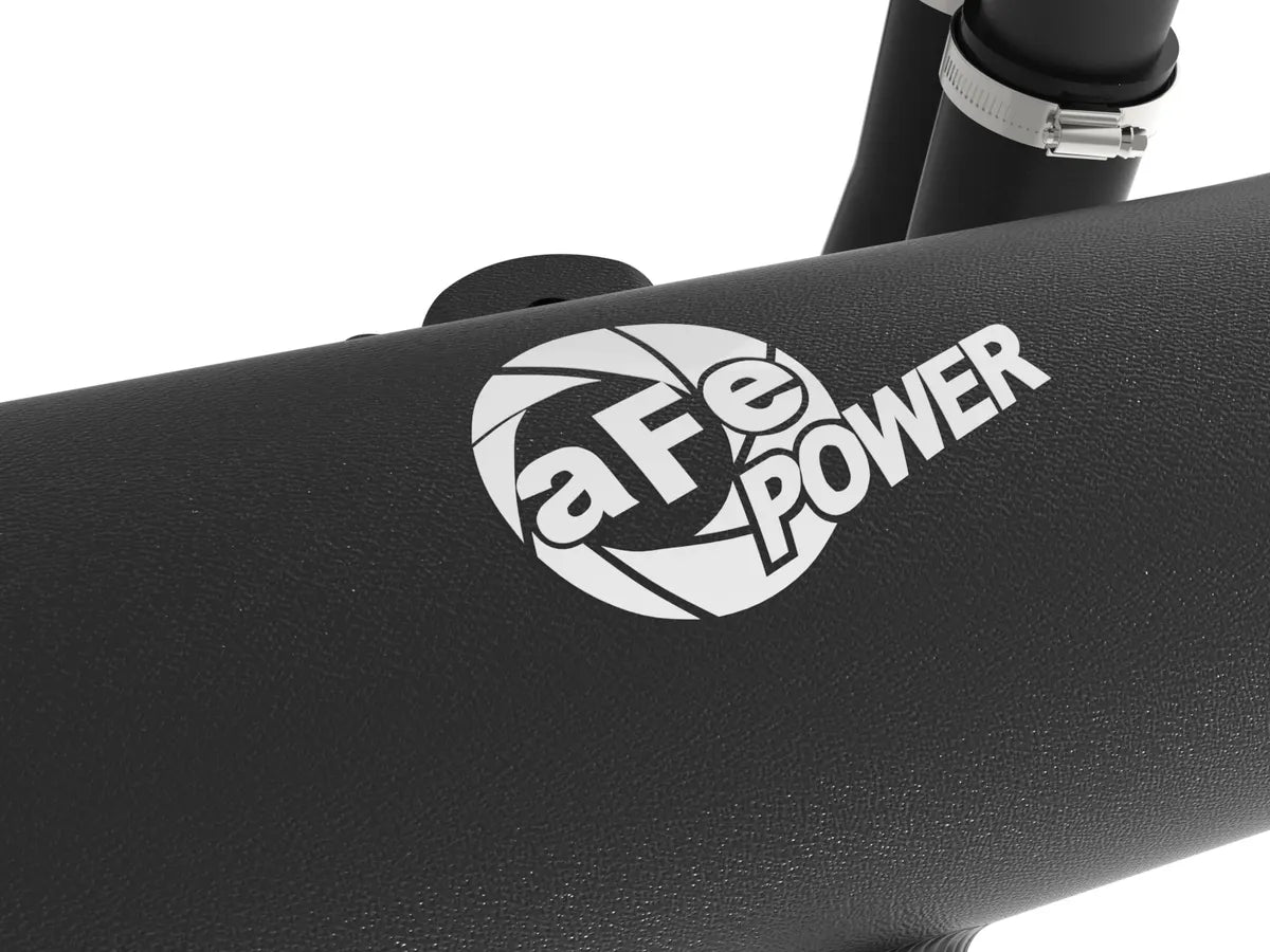 aFe 22-24 Ford Bronco Raptor BladeRunner 2-1/4in Aluminum Hot Charge Pipe Black - 46-20758-B