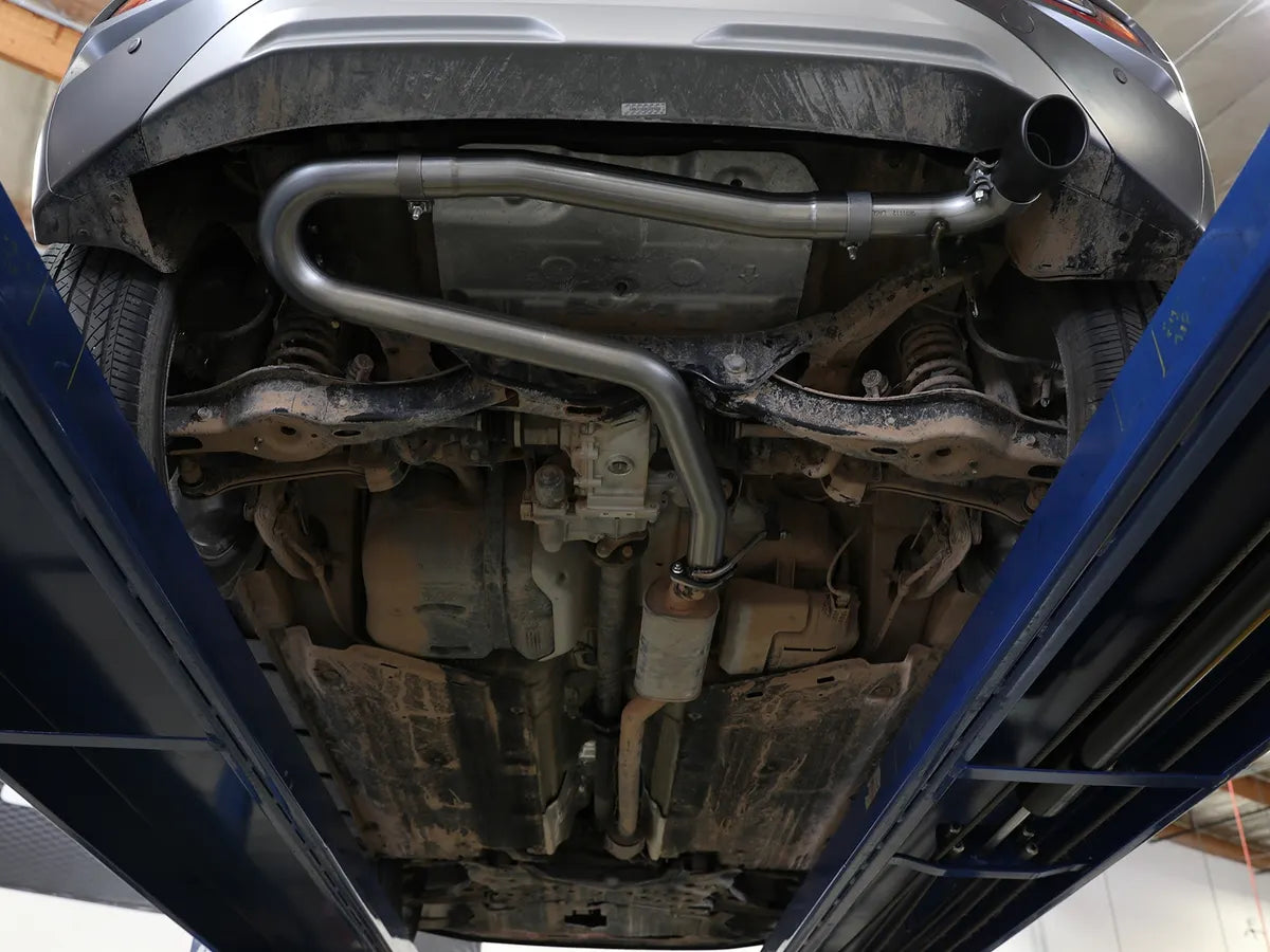 aFe Takeda 2.5in 304 SS Axle-Back Exhaust w/o Muffler w/Polish Tip 18-22 Hyundai Kona L4-1.6L(t) AWD