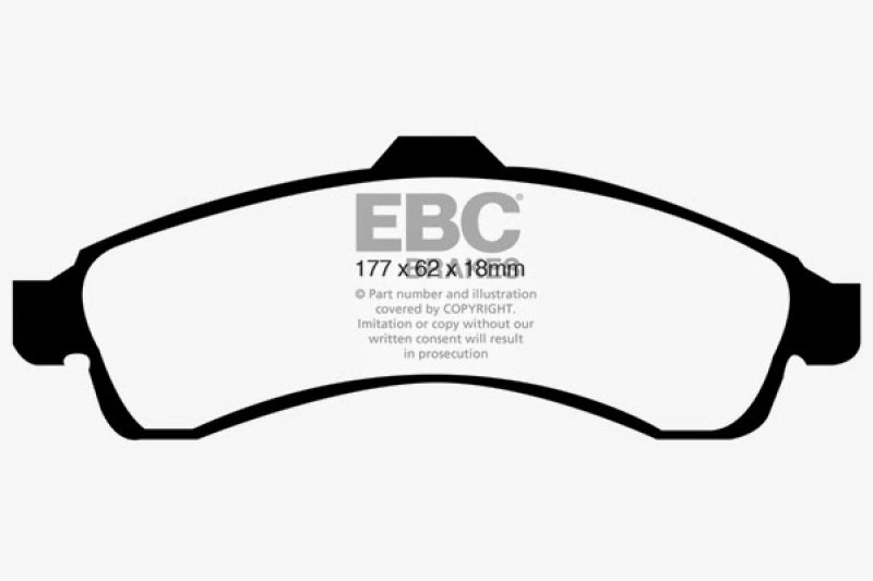 EBC Ultimax2 Front Brake Pads - UD882 EBC