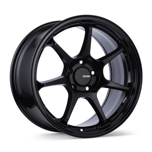 Enkei Vanquish 18x9.5 / 5x120 BP / 45mm Offset / 72.6mm Bore - Gloss Black Wheel