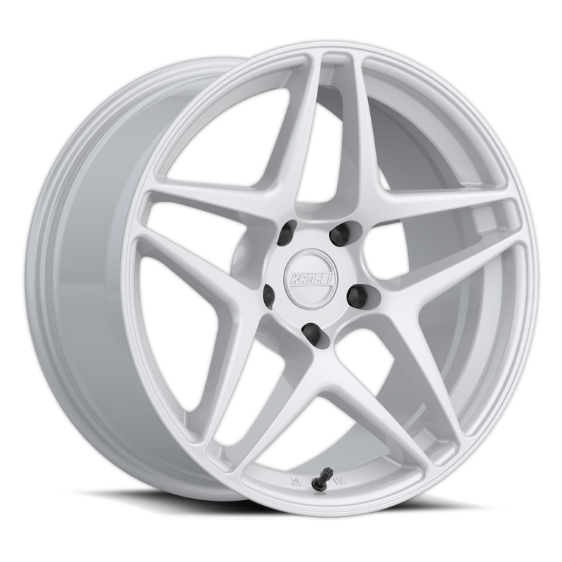 Kansei K15W Astro 18x8.5in / 5x120 BP / 35mm Offset / 72.6mm Bore - Gloss White