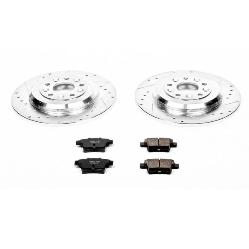 Power Stop 05-07 Ford Five Hundred Rear Z23 Evolution Sport Brake Kit PowerStop