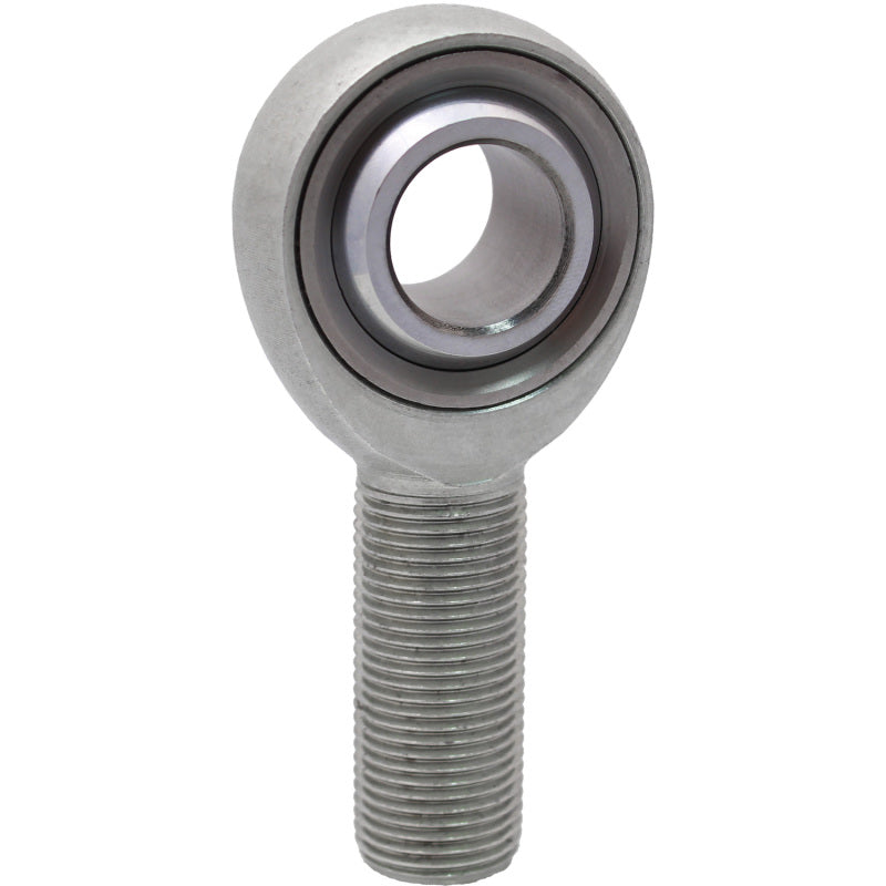 QA1 V Series 3-Pc Rod End - Male/Left Hand - .25in Bore x 1/4-28 w/Stud & Zerk - Carbon Steel