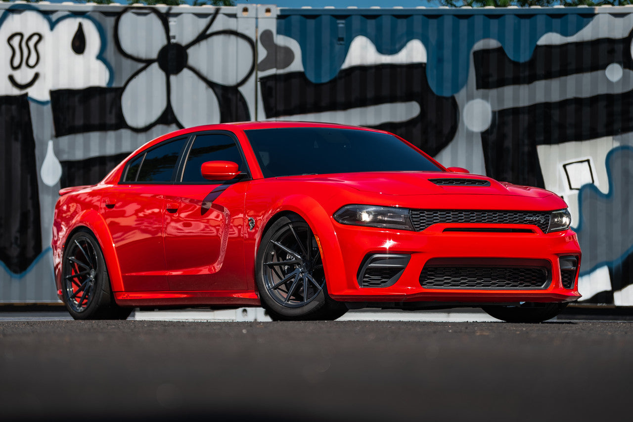 MBRP 3" Cat-Back, Dual Rear, 2015-2023 Dodge Charger 5.7L/6.2L/ 6.4L, T304 Stainless Steel, Street Profile with Dual Carbon Fiber Tips MBRP