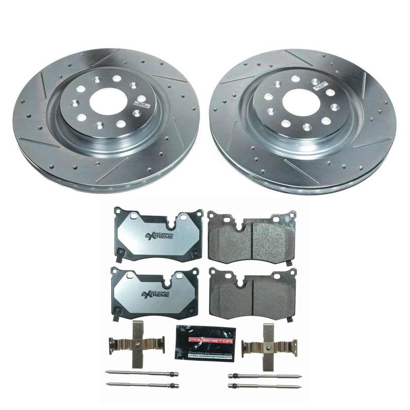 Power Stop 20-21 Chevrolet Corvette Rear Z26 Street Brake Kit PowerStop