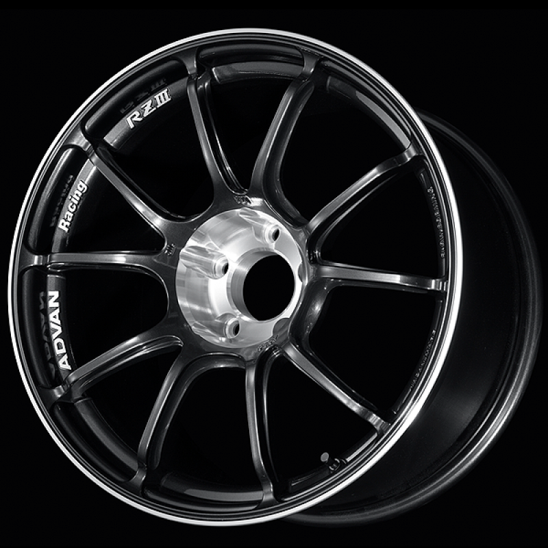 ADVAN Racing RZIII 18x7.5 +47 5x114.3 Wheel - Black Gun Metallic & Diamond Cut - YAJ38F47EBGC