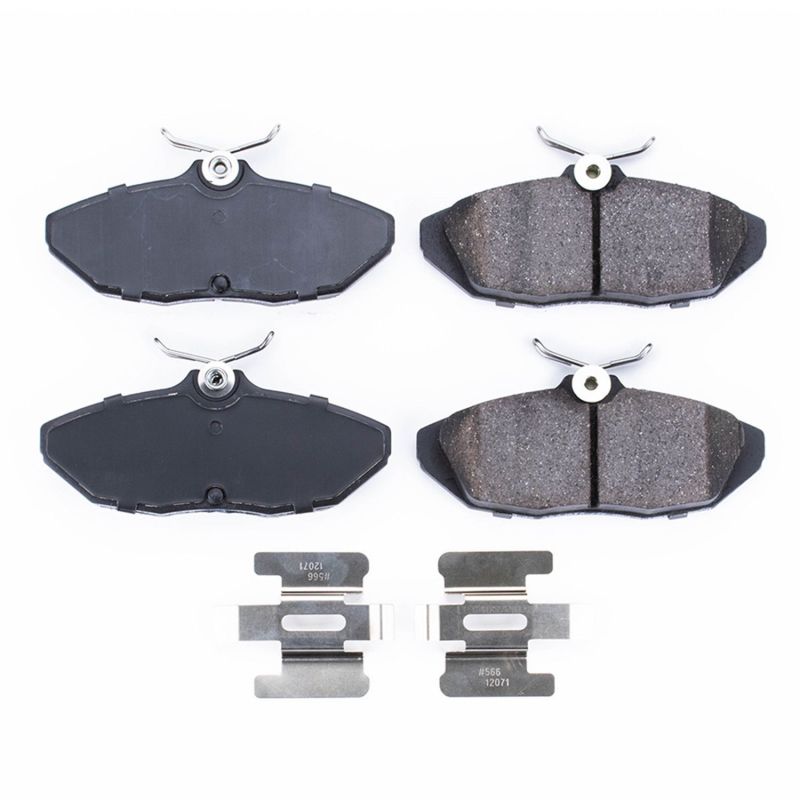 Power Stop 01-02 Dodge Viper Rear Z17 Evolution Ceramic Brake Pads w/Hardware PowerStop