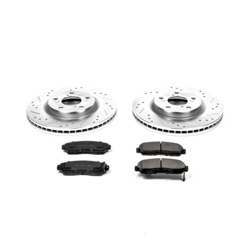 Power Stop 11-14 Honda Odyssey Front & Rear Z23 Evolution Sport Brake Kit w/Calipers