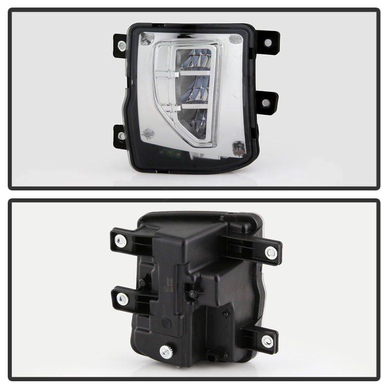 Spyder 16-18 Chevy Silverado 1500 OEM Style Full LED Fog Light w/Switch - Clear (FL-CSIL16-LED-C) SPYDER