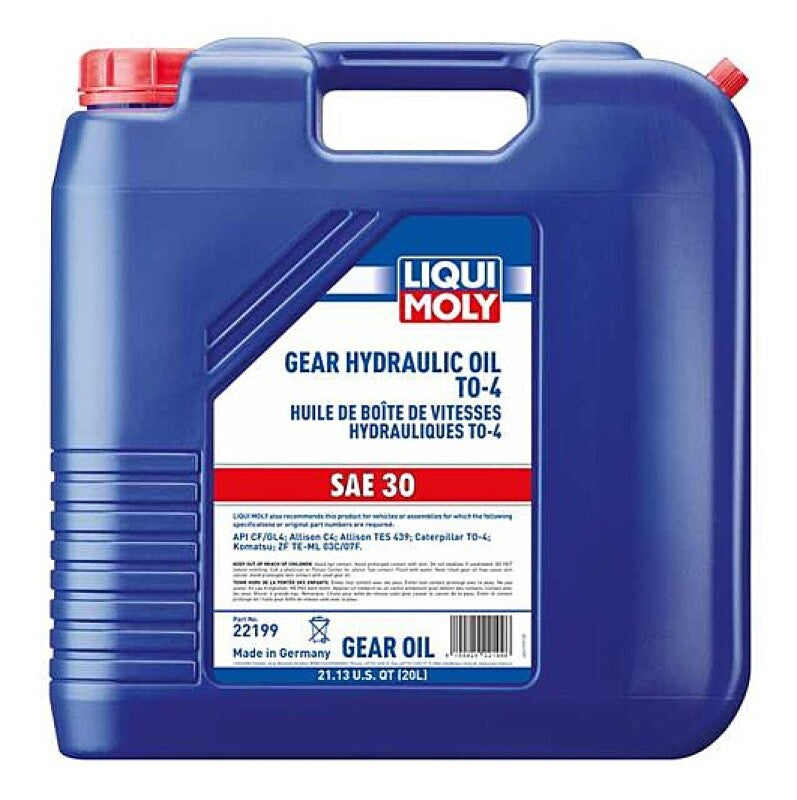 Liqui Moly 22199 Gear Hydraulic Oil TO-4 SAE 30 (20L)