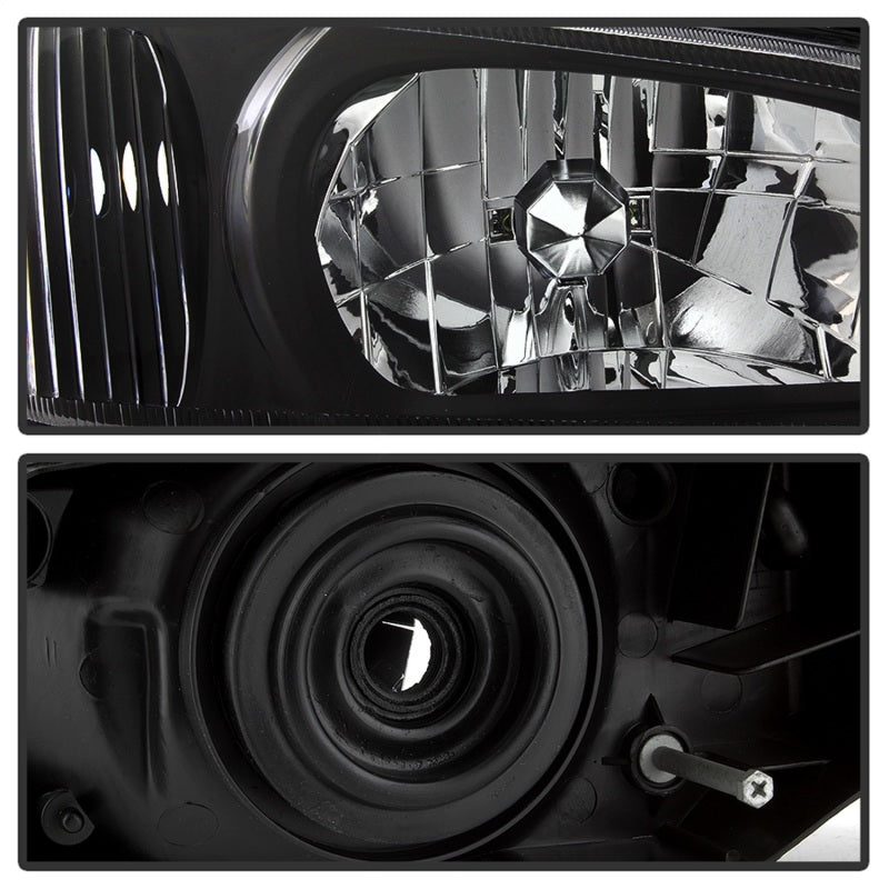 xTune 00-01 Nissan Maxima (Excl 20th Anniversary Edition) OEM Headlights - Black (HD-JH-NM00-BK) SPYDER