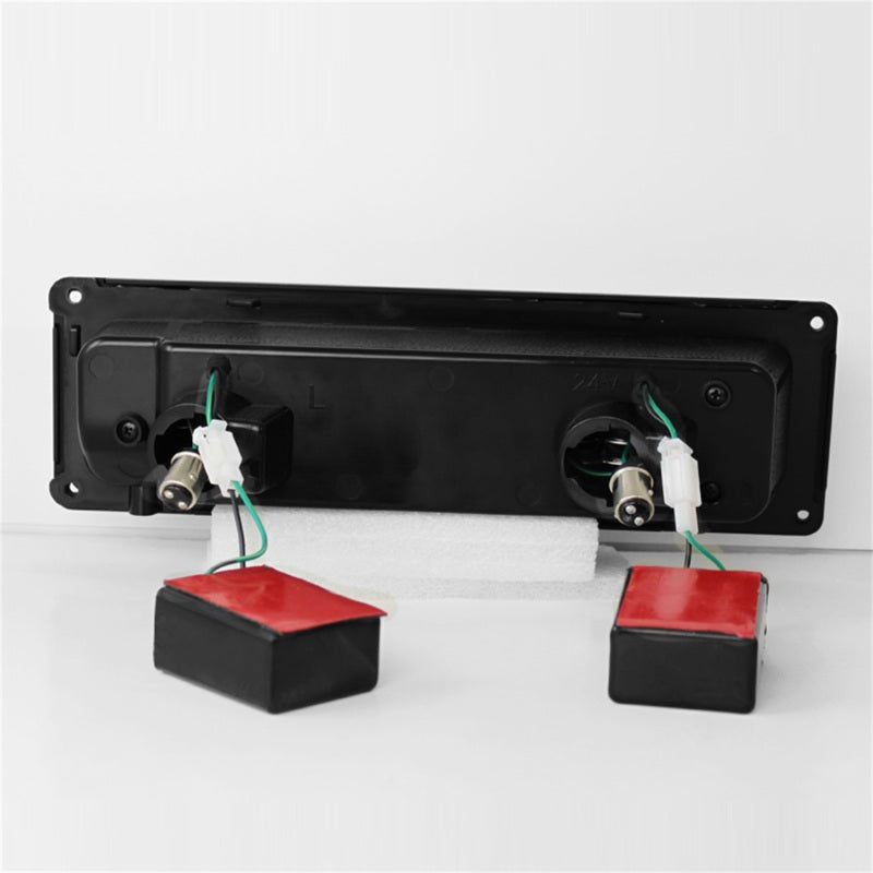 Xtune 92-94 Blazer Full Size Corner/LED Bumper Headlights Smoke HD-JH-CCK88-LED-AM-SM-SET SPYDER