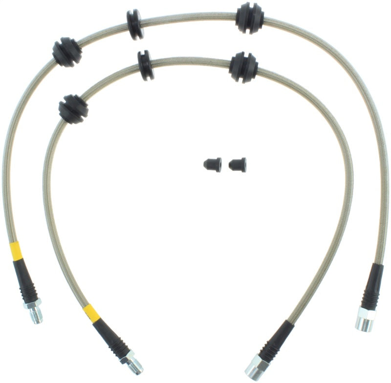 StopTech 10-15 BMW 550i Stainless Steel Front Brake Lines Stoptech