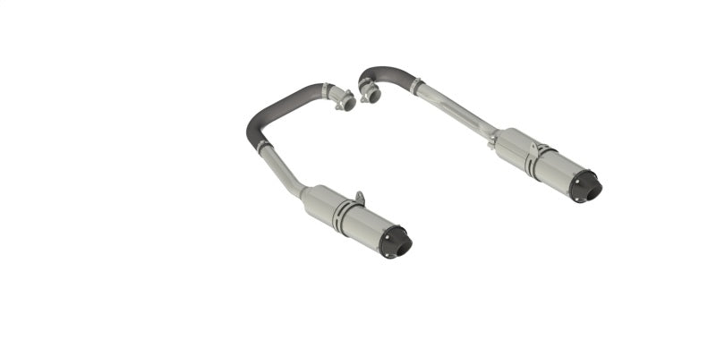 MBRP 11-14 Polaris RZR 900 (All Models) Complete Dual Exhaust System Headers-Back MBRP