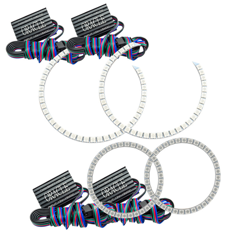 Oracle Mercedes Benz C-Class 08-11 Halo Kit - ColorSHIFT w/o Controller ORACLE Lighting