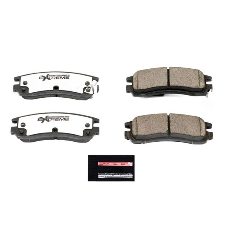 Power Stop 08-09 Buick Allure Rear Z26 Extreme Street Brake Pads w/Hardware PowerStop