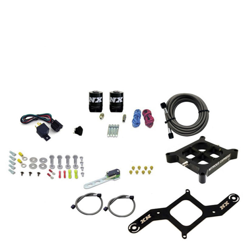 Nitrous Express 4500 Covert Crossbar Plate System, Pro Power 100-500 HP (No Bottle) - 63571-00