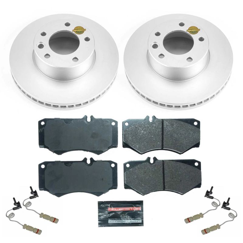 Power Stop 09-18 Mercedes-Benz G550 Front Euro-Stop Brake Kit PowerStop