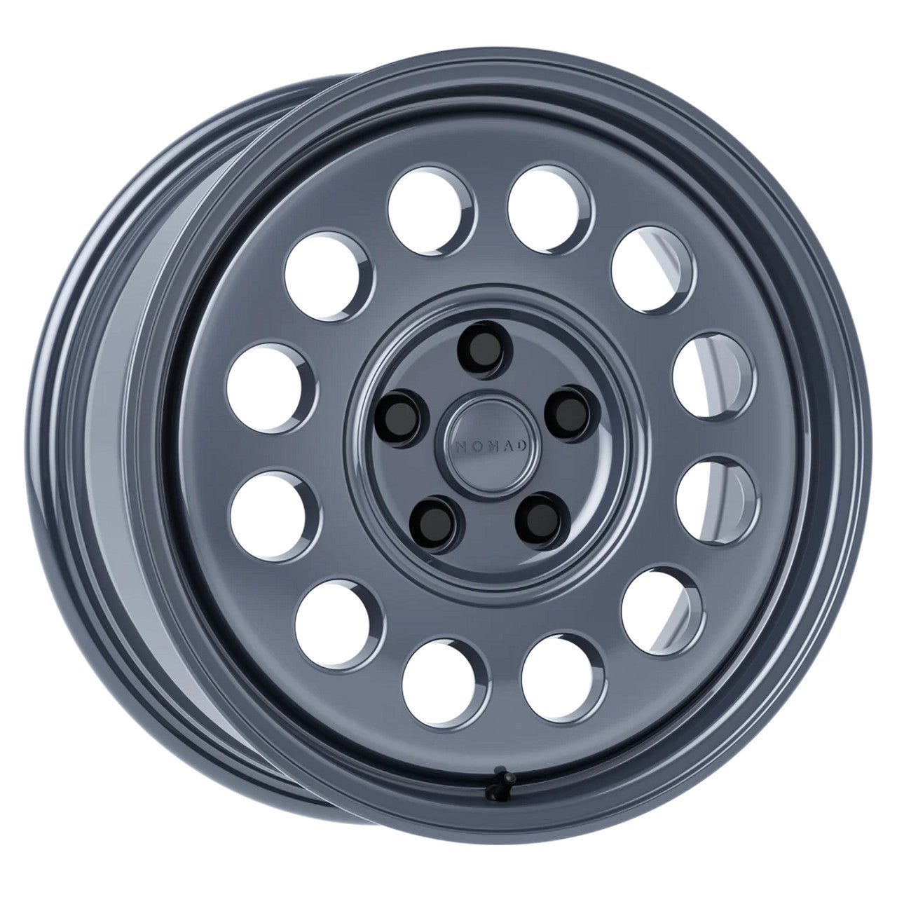 Nomad N501UG Convoy 17x8.5in / 6x139.7 BP / 0mm Offset / 106.1mm Bore - Gloss Grey Wheel