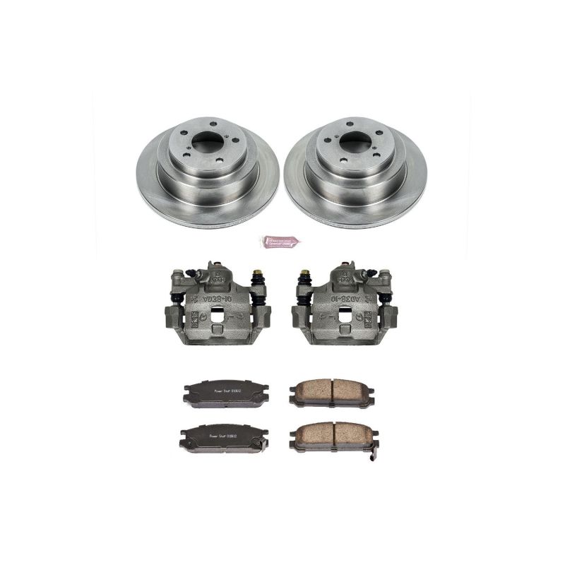Power Stop 93-96 Subaru Impreza Rear Autospecialty Brake Kit w/Calipers PowerStop
