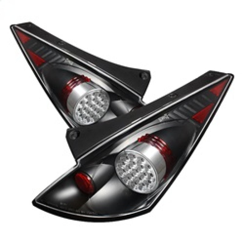 Spyder Nissan 350Z 03-05 LED Tail Lights Black ALT-YD-N350Z02-LED-BK SPYDER