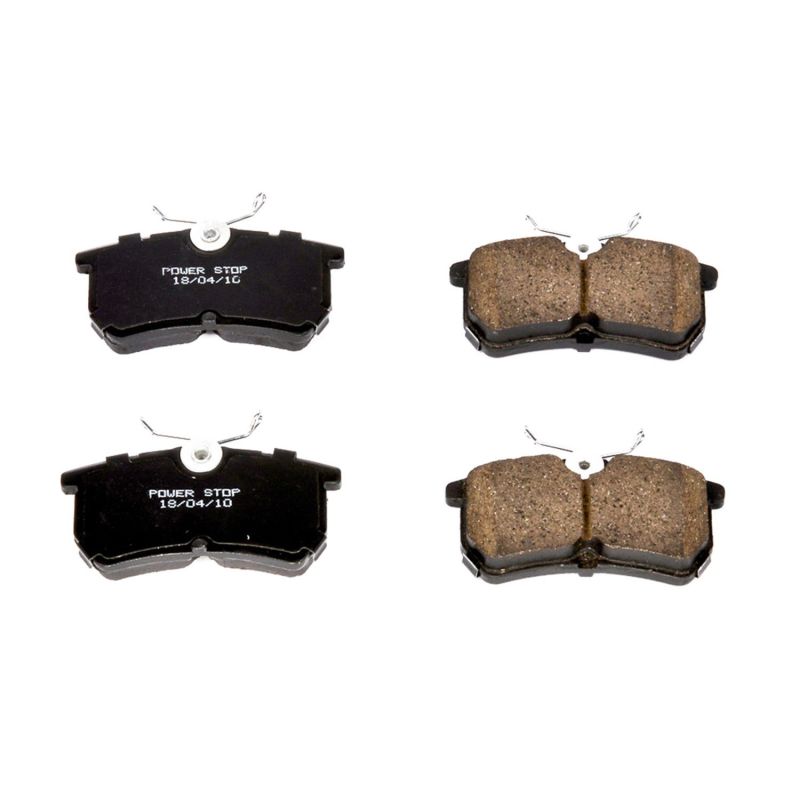 Power Stop 14-19 Ford Fiesta Rear Z16 Evolution Ceramic Brake Pads PowerStop