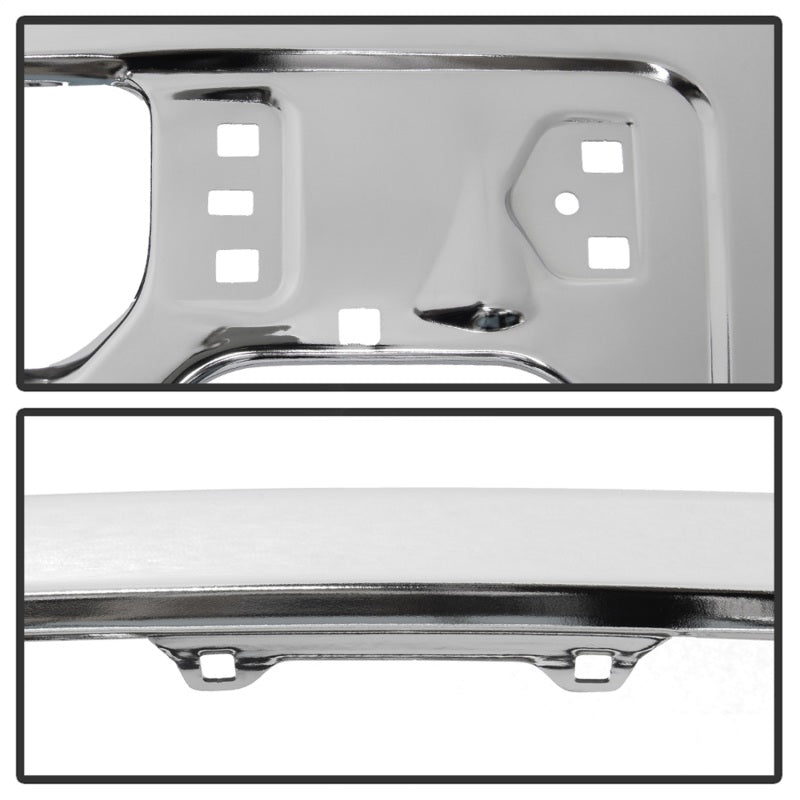 Spyder Ford F150 09-14 w/Fog Light Hole w/o Harley Model Front Bumper - Chrome (OEM 9L3Z17757B) SPYDER