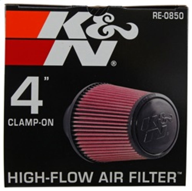 K&N Universal Air Filter (4in. Flange / 6in. Base OD / 4-5/8in. Top OD / 6in. Height) K&N Engineering