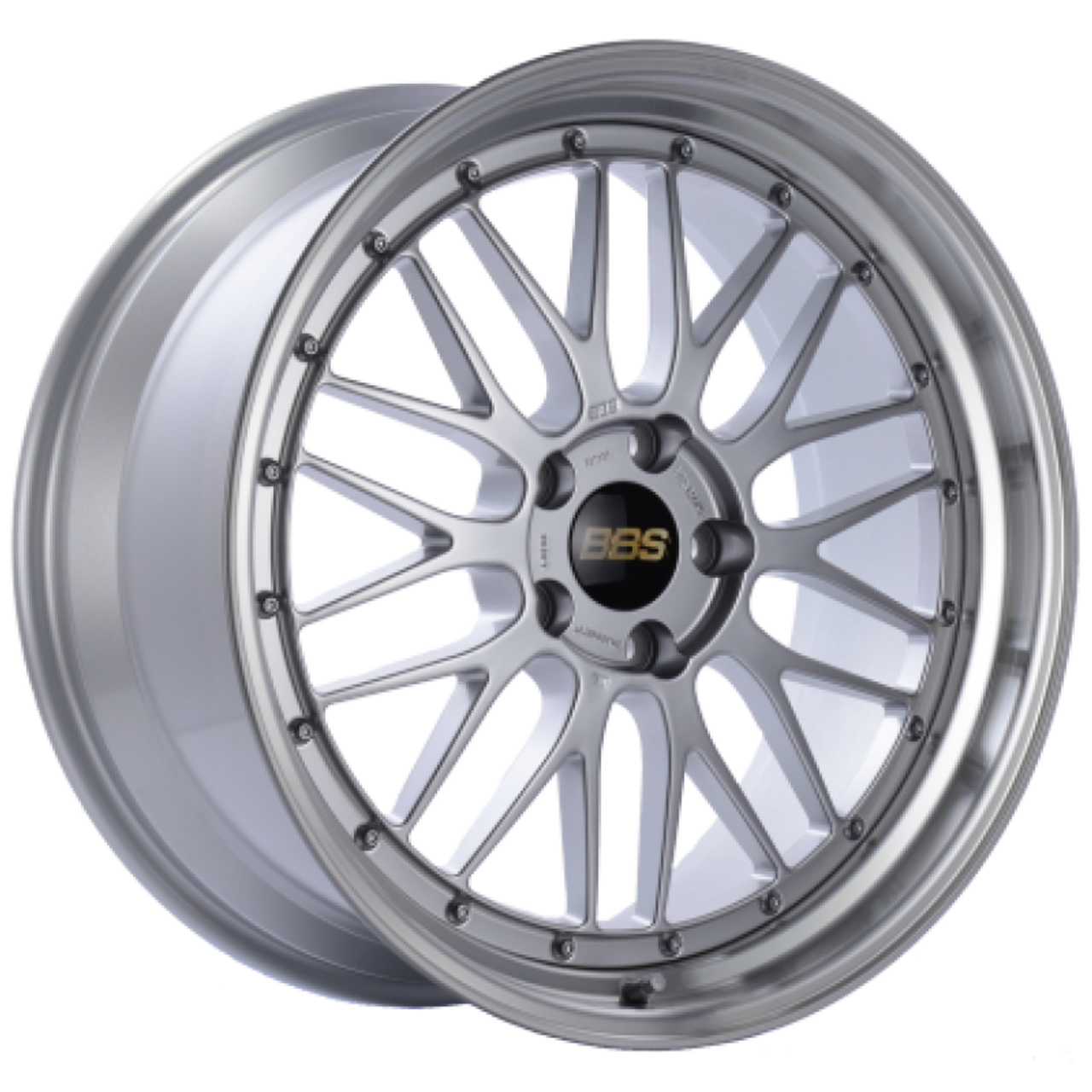 BBS LM 19x8.5 5x120 ET18 PFS Gold Center Diamond Cut Lip Wheel - 82mm PFS/Clip Required LM431GPK