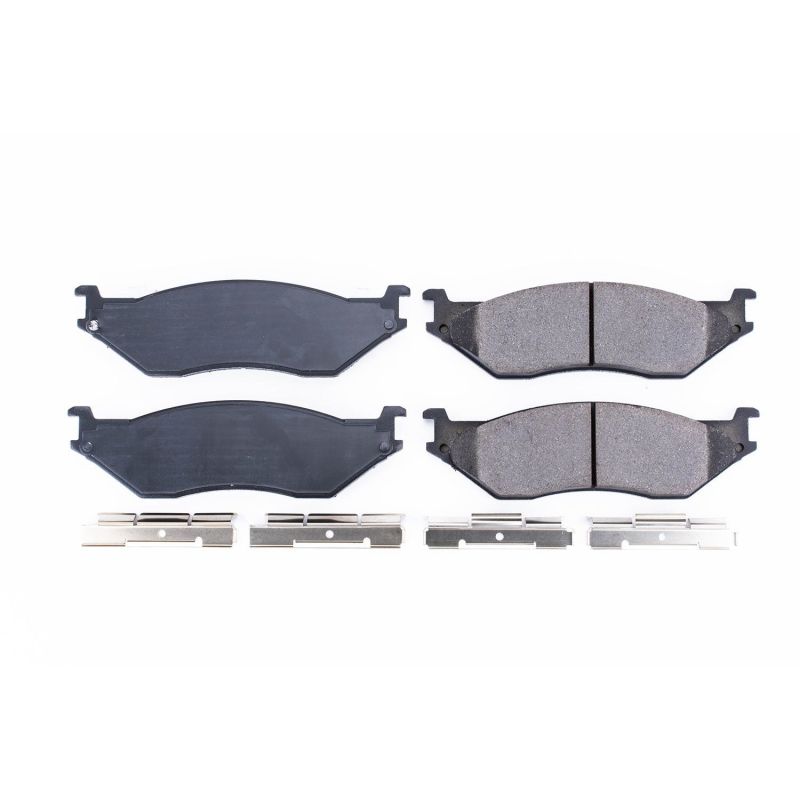 Power Stop 2002 Ford E-550 Econoline SD Front or Rear Z17 Evolution Ceramic Brake Pads w/Hardware PowerStop