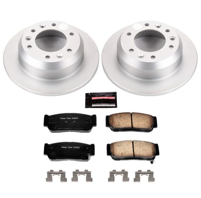 Power Stop 2007 Hyundai Entourage Rear Z17 Evolution Geomet Coated Brake Kit PowerStop