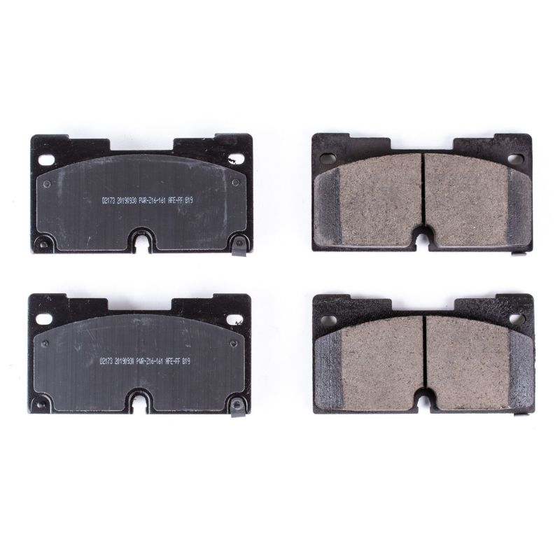 Power Stop 2019 Chevrolet Silverado 1500 Front Z16 Evolution Ceramic Brake Pads PowerStop