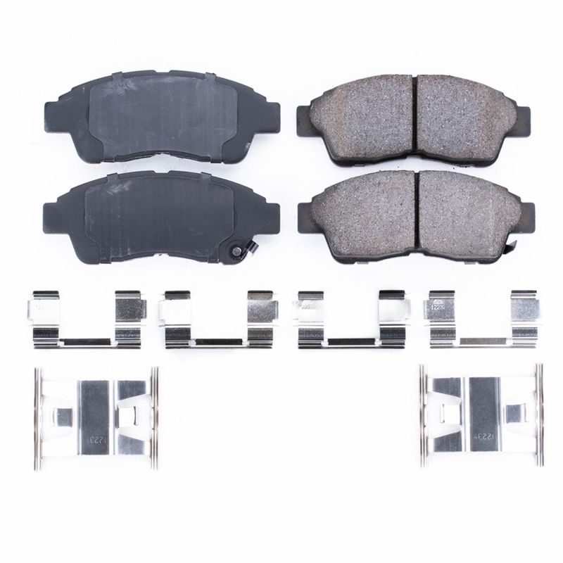 Power Stop 95-01 Ford Explorer Front Z17 Evolution Ceramic Brake Pads w/Hardware PowerStop