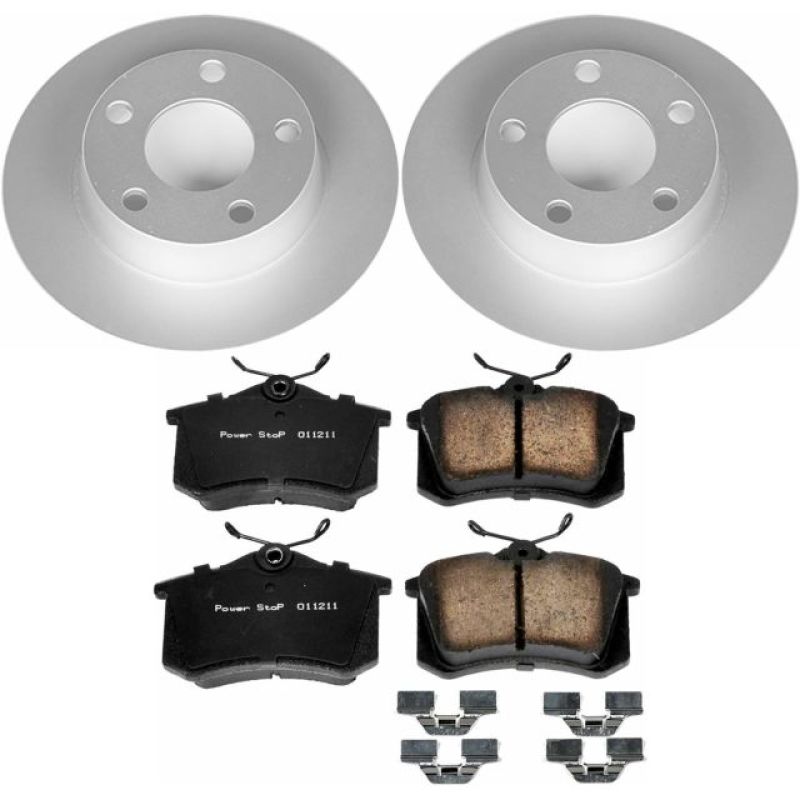 Power Stop 98-04 Audi A6 Quattro Rear Z23 Evolution Sport Coated Brake Kit PowerStop
