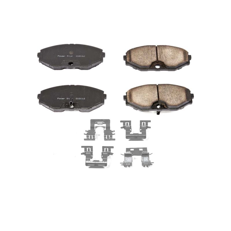 Power Stop 93-97 Infiniti J30 Front Z17 Evolution Ceramic Brake Pads w/Hardware PowerStop