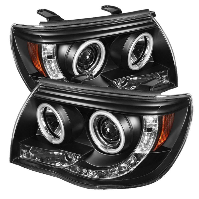 Spyder Toyota Tacoma 05-11 Projector Headlights CCFL Halo LED Blk High H1 Low H1 PRO-YD-TT05-CCFL-BK SPYDER