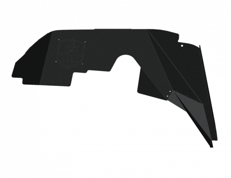 Road Armor 18-20 Jeep Wrangler JL Stealth Front Fender Liner Body Armor - Black Steel Road Armor