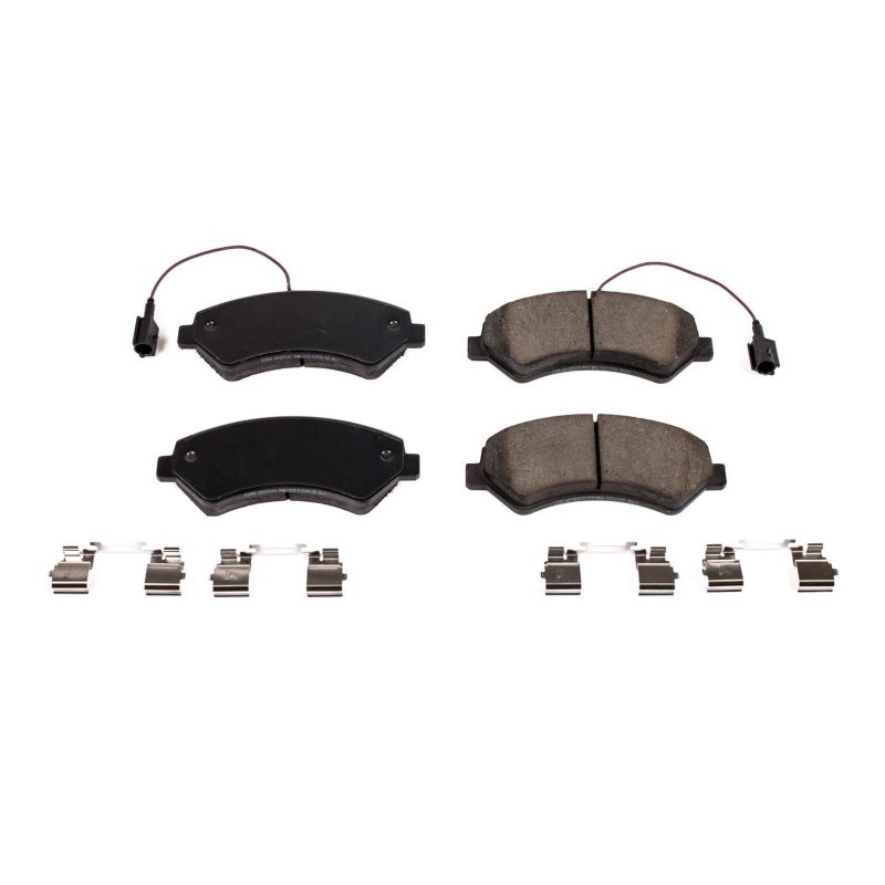 Power Stop 2019 Ram ProMaster 1500 Front Z17 Evolution Ceramic Brake Pads w/Hardware PowerStop