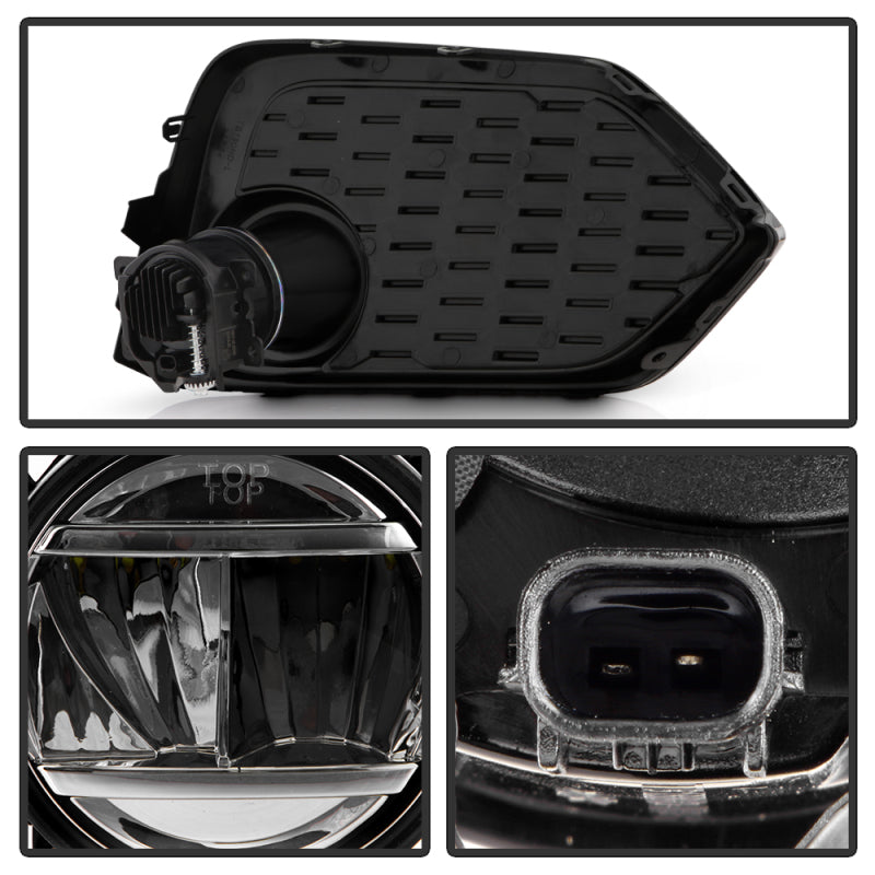 Spyder 16-17 Honda Civic Hatchback (Hatch Only) OEM LED Fog Light w/Switch - Clear (FL-HC2017-LED-C) SPYDER