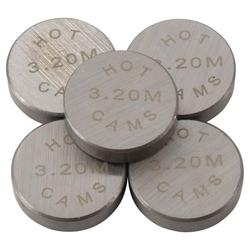 Hot Cams Shim Kits 3.200mm Thickness - 5 Pack