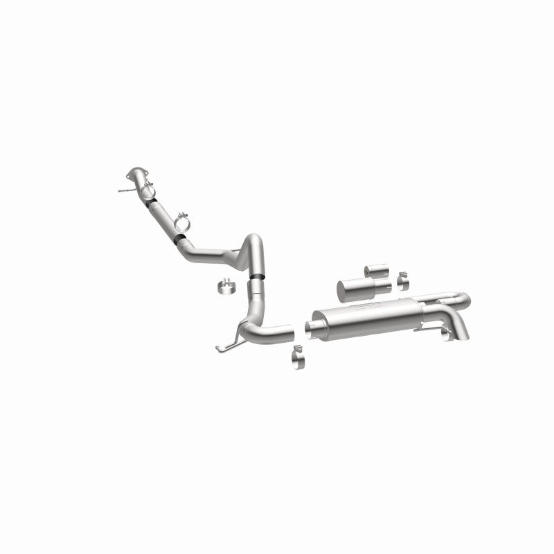MagnaFlow 2021 Ford Bronco Overland Series Cat-Back Exhaust w/ Single Straight Driver Exit- No Tip Magnaflow