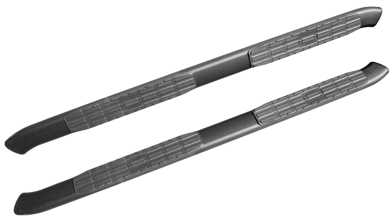 Fishbone Offroad 2015+ Ford F150 Super Crew Cab Oval Side Steps - Black Textured Fishbone Offroad