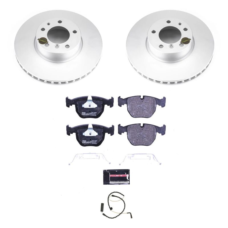 Power Stop 00-97 BMW 540i Front Euro-Stop Brake Kit PowerStop