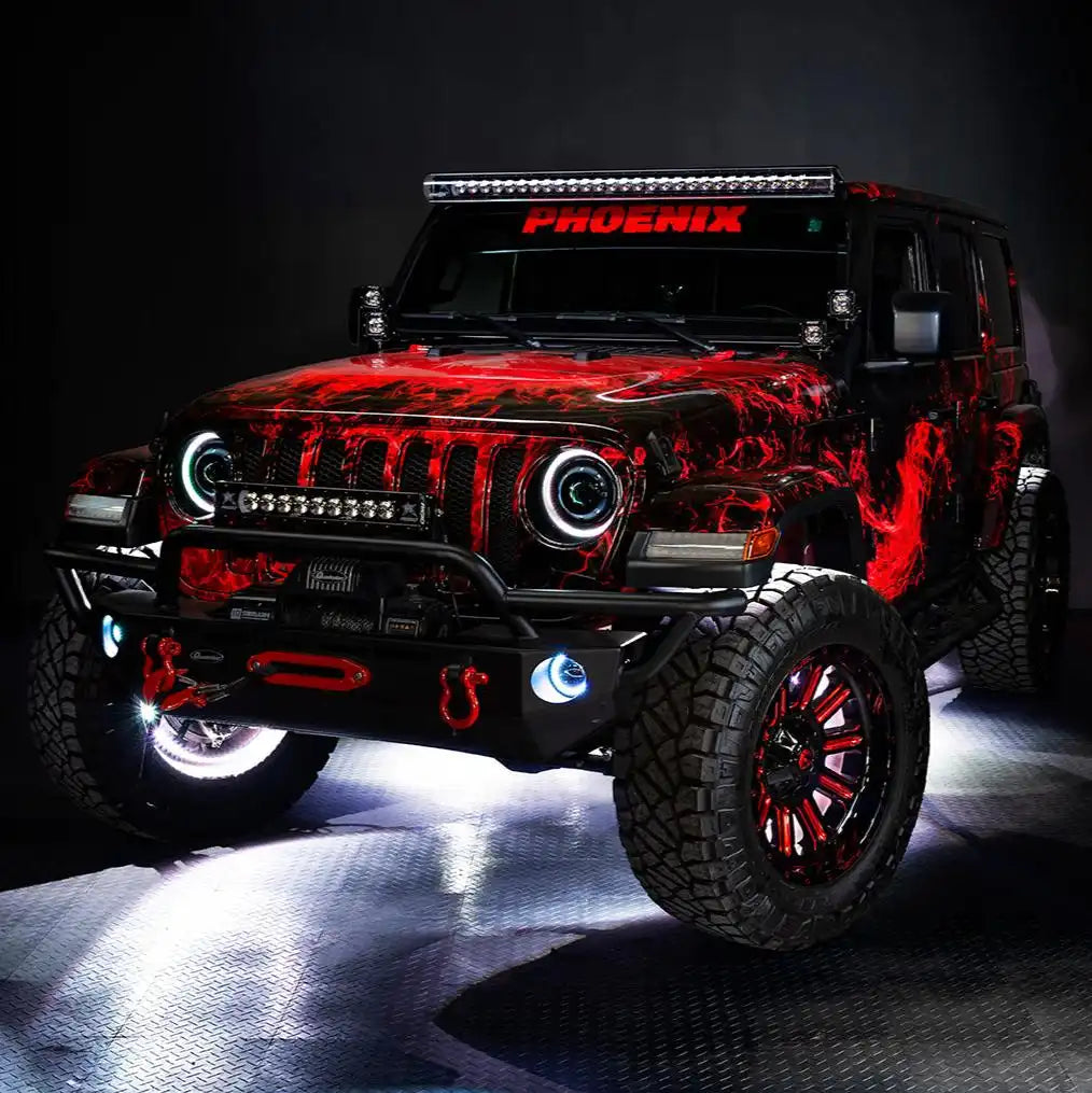 Oracle - White LED Fog Lights - Jeep Wrangler JK/JL & Gladiator JT - 5846-001