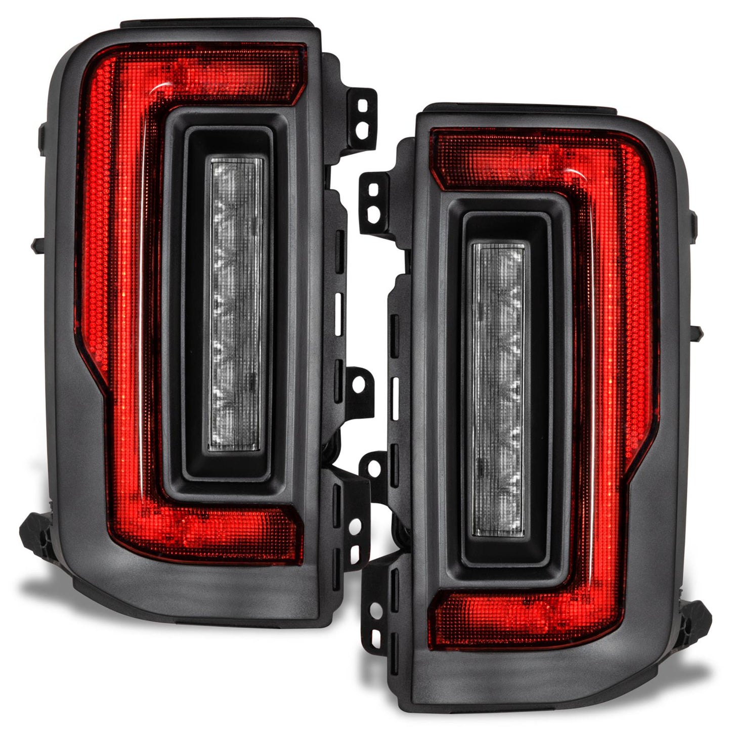 ORACLE LIGHTING FLUSH STYLE LED TAIL LIGHTS FOR 2021-2024 FORD BRONCO RED LENS 5892-504