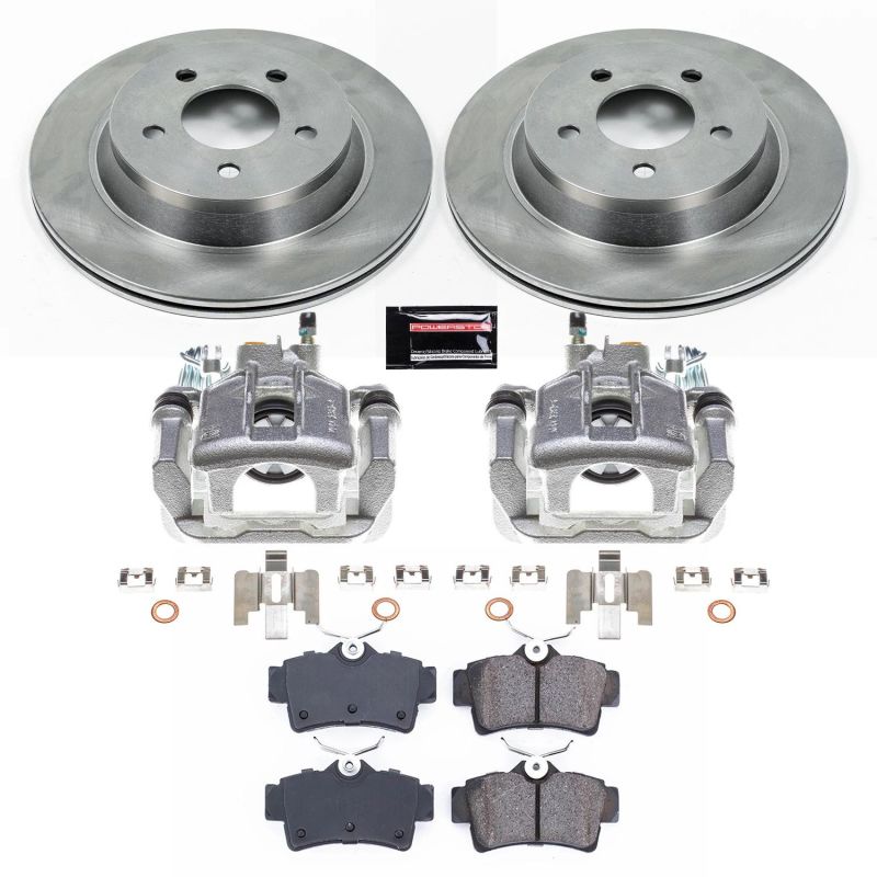 Power Stop 94-99 Ford Mustang Rear Autospecialty Brake Kit w/Calipers PowerStop