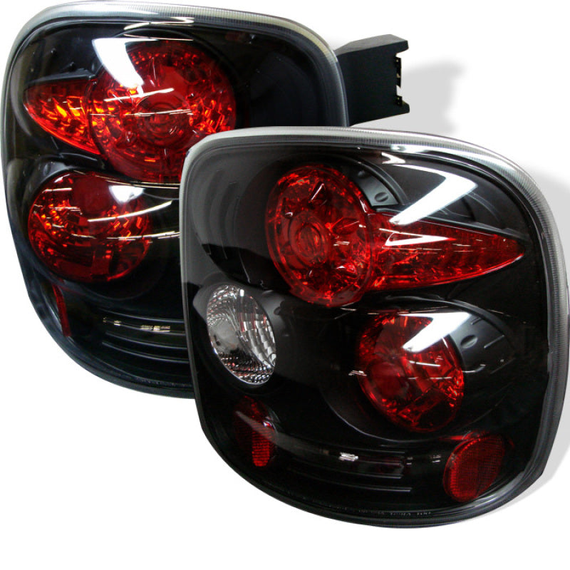 Spyder Chevy Silverado Stepside 99-04 Euro Style Tail Lights Black ALT-YD-CS99STS-BK SPYDER