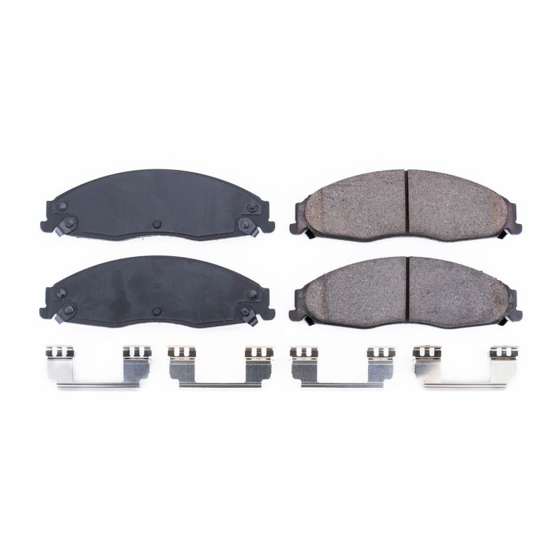 Power Stop 03-07 Cadillac CTS Front Z17 Evolution Ceramic Brake Pads w/Hardware PowerStop